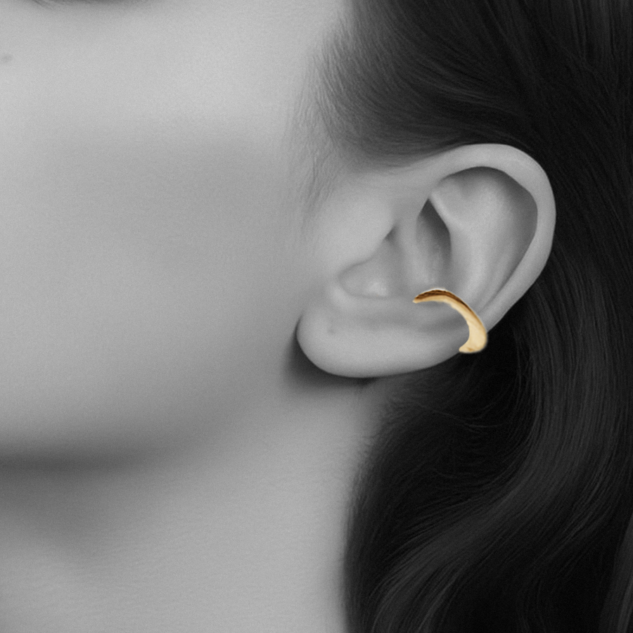 Solo Cuff Ring_K18YG